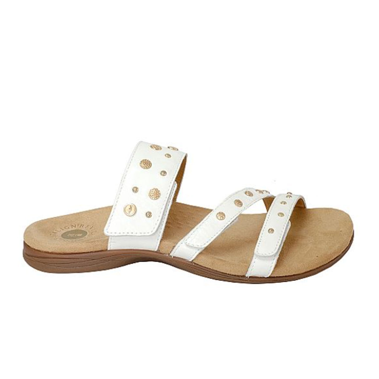 Revitalign Playa Slide Sandal (Women) - White Sandal - Slide - The Heel Shoe Fitters