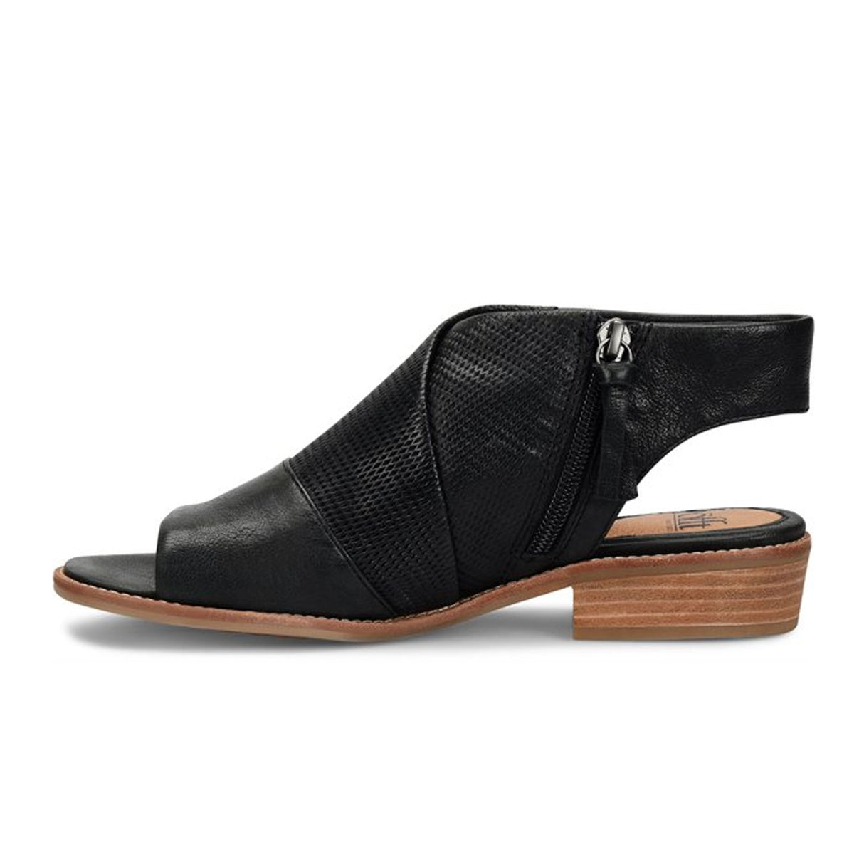 Sofft Natalia Sling Sandal (Women) - Black Sandal - Heel/Wedge - The Heel Shoe Fitters