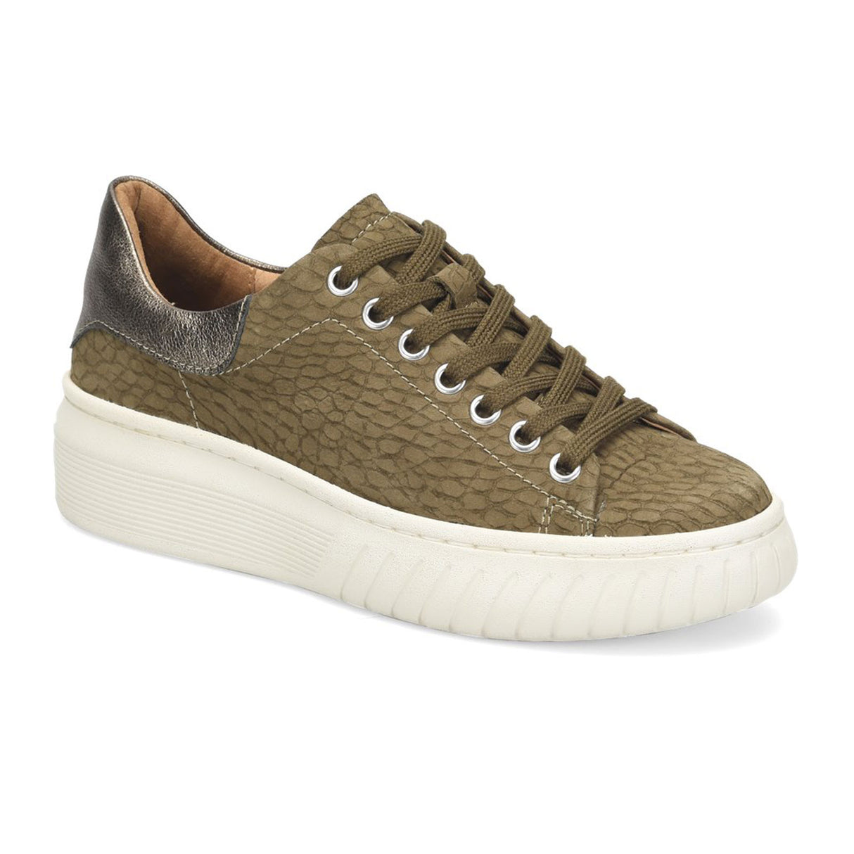 Sofft Parkyn Sneaker (Women) - Olive/Copper Athletic - Casual - Lace Up - The Heel Shoe Fitters