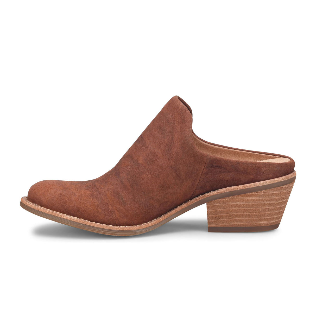 Sofft Ameera Mule (Women) - Cognac Dress-Casual - Clogs & Mules - The Heel Shoe Fitters