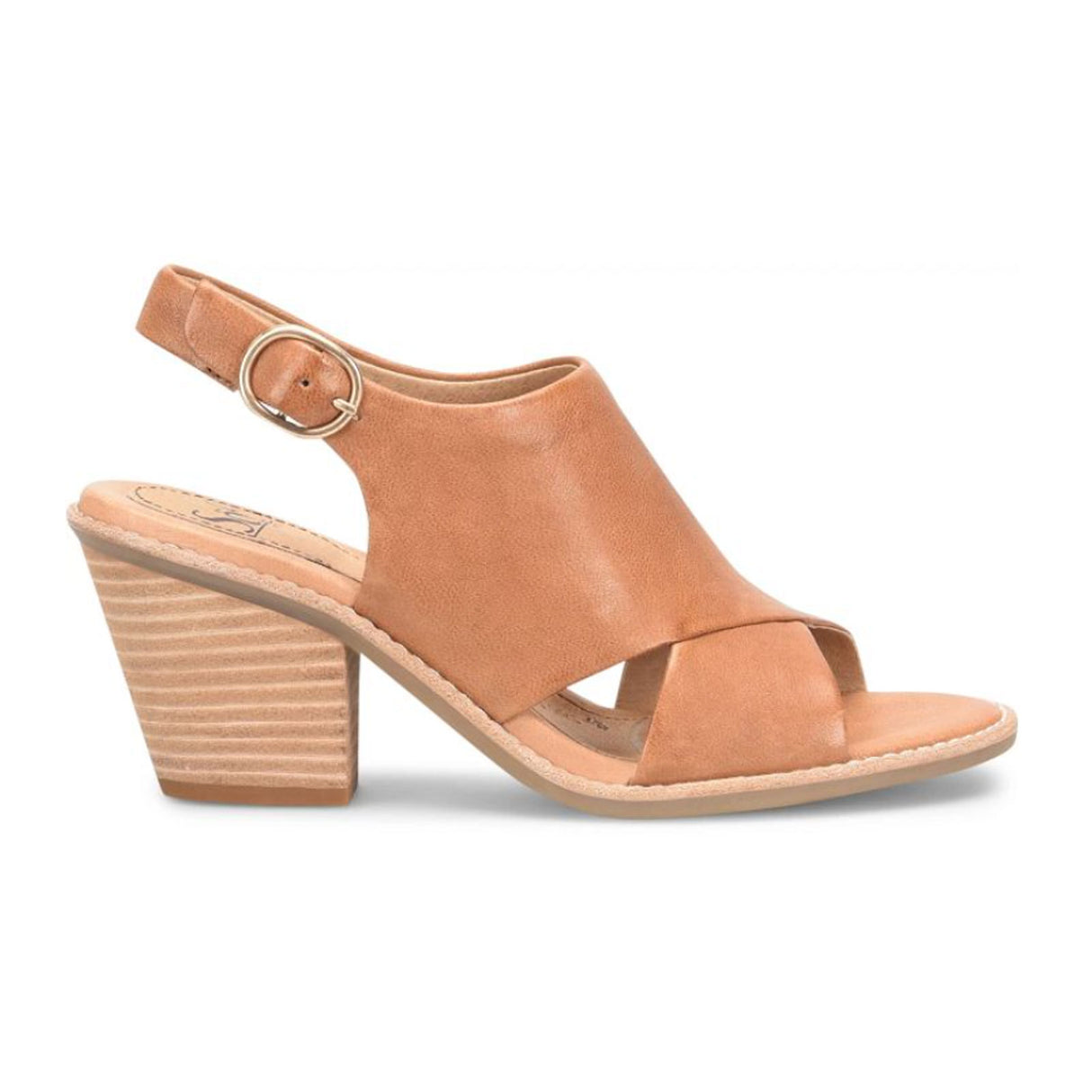 Sofft Mendi Slingback Sandal (Women) - Luggage Sandal - Heel/Wedge - The Heel Shoe Fitters