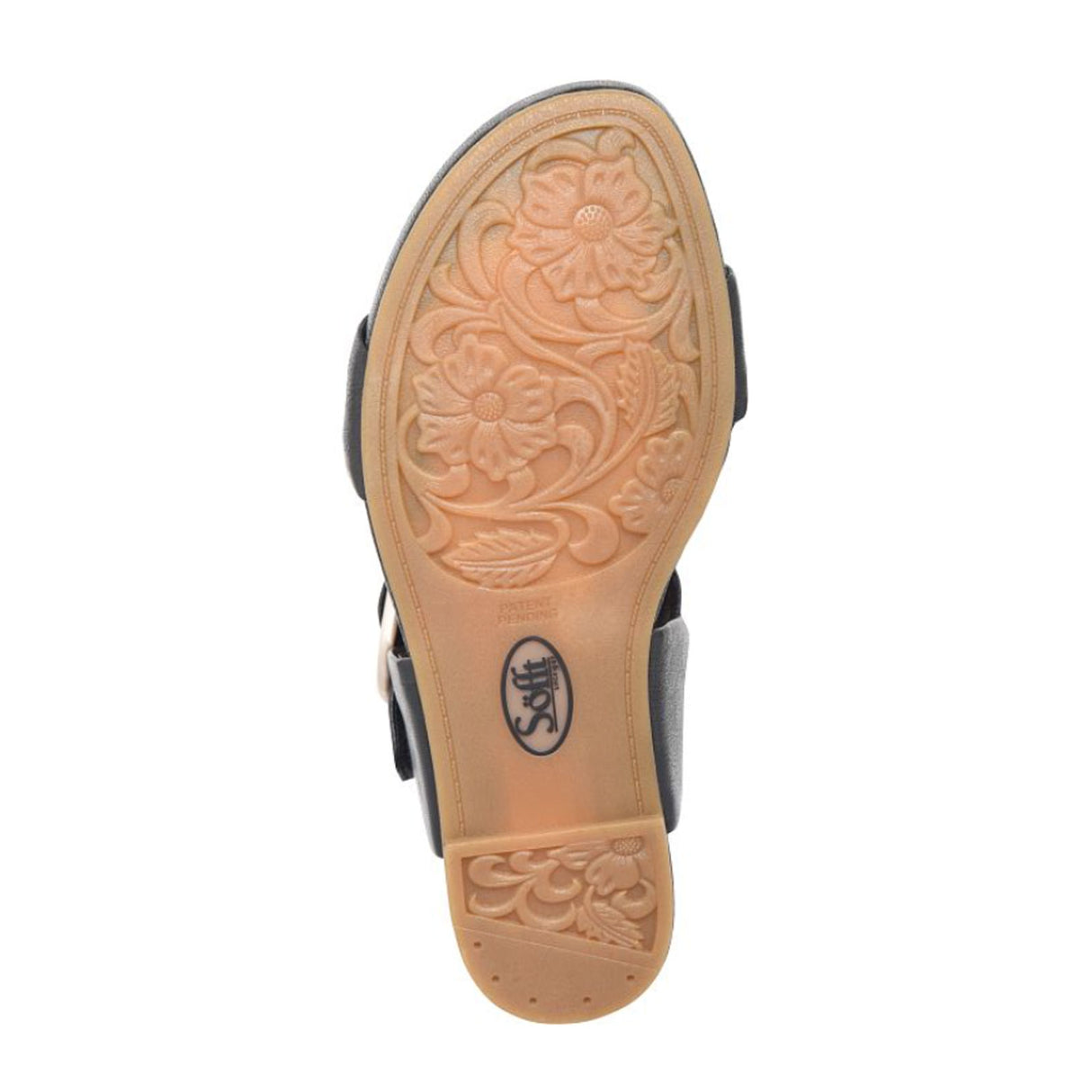 Sofft Vaya Wedge Sandal (Women) - Black Sandal - Heel/Wedge - The Heel Shoe Fitters