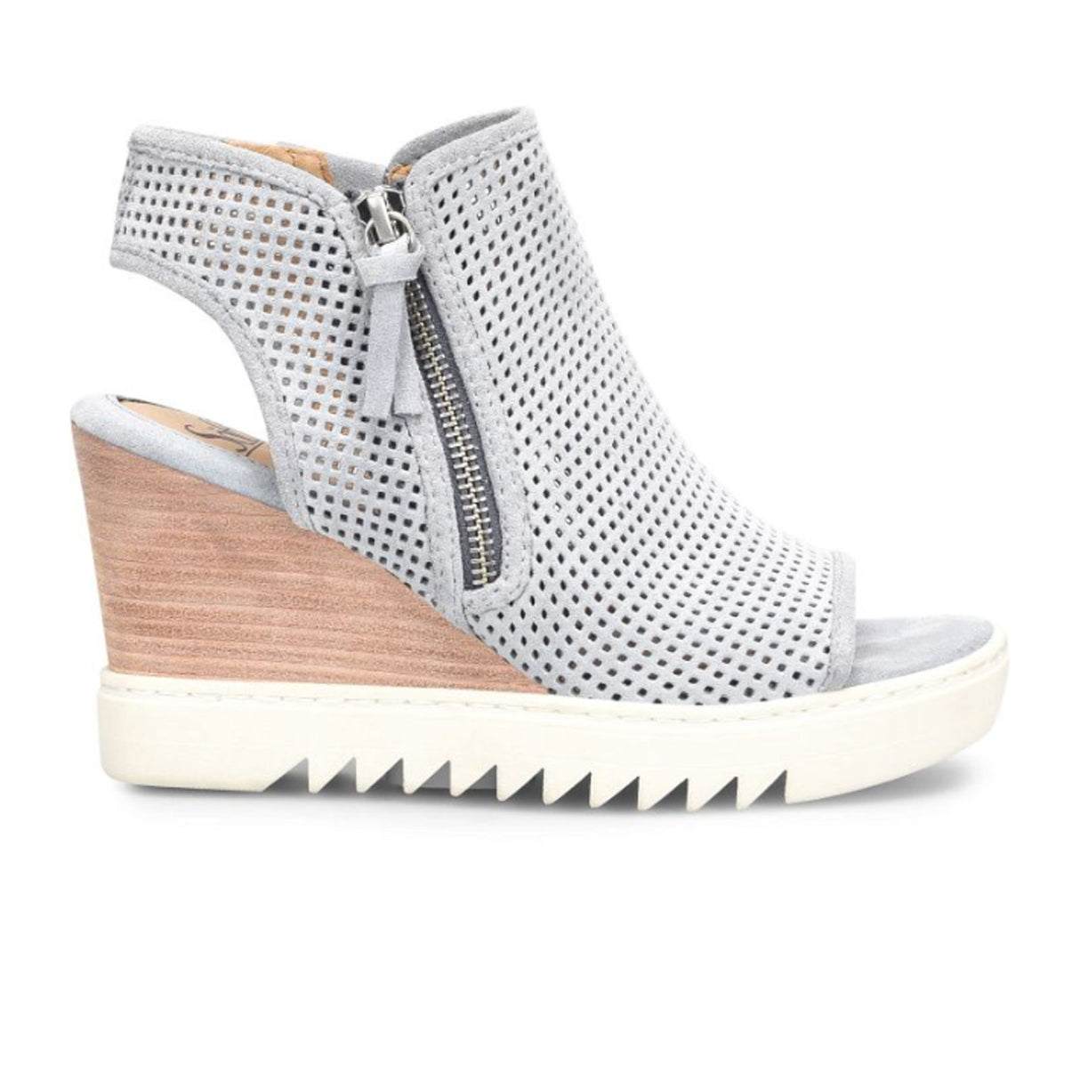 Sofft Ulani Wedge Sandal (Women) - Chambray Sandal - Heel/Wedge - The Heel Shoe Fitters