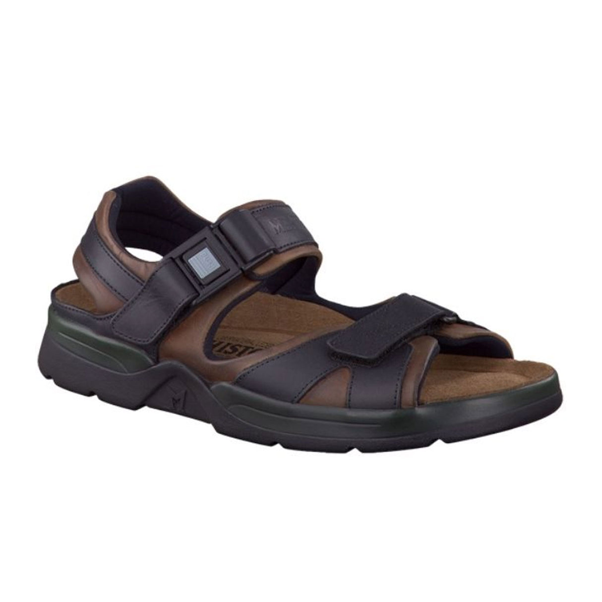 Mephisto Shark Active Sandal (Men) - Dark Brown/Black Waxy Sandal - Active - The Heel Shoe Fitters