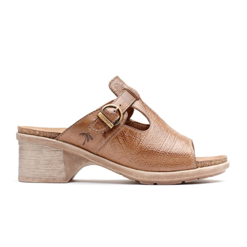 Dromedaris Sharon Mule (Women) - Sand Sandal - Heel/Wedge - The Heel Shoe Fitters