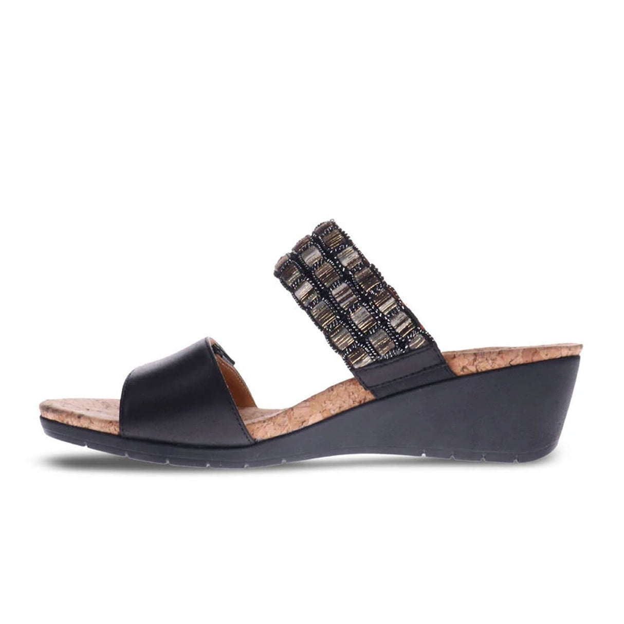 Revere Sorrento Wedge Sandal (Women) - Onyx Sandal - Heel/Wedge - The Heel Shoe Fitters