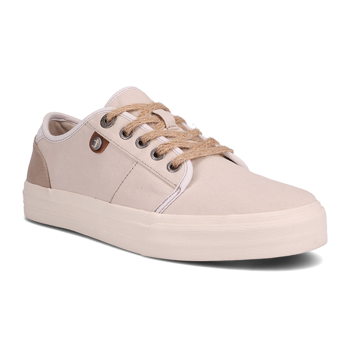 Taos Super Soul Sneaker (Women) - Natural/Dark Taupe Distressed Athletic - Casual - Lace Up - The Heel Shoe Fitters