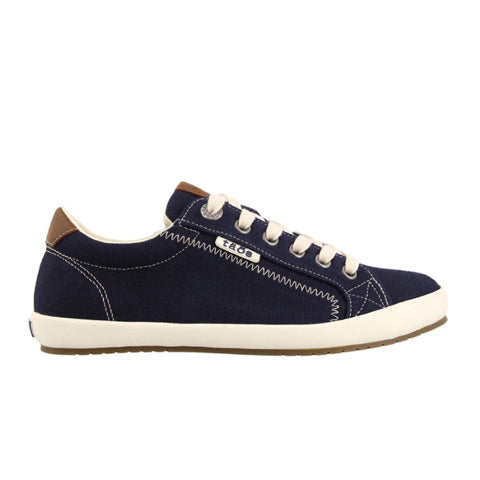 Taos Star Burst Sneaker (Women) - Navy/Tan Canvas Dress-Casual - Sneakers - The Heel Shoe Fitters