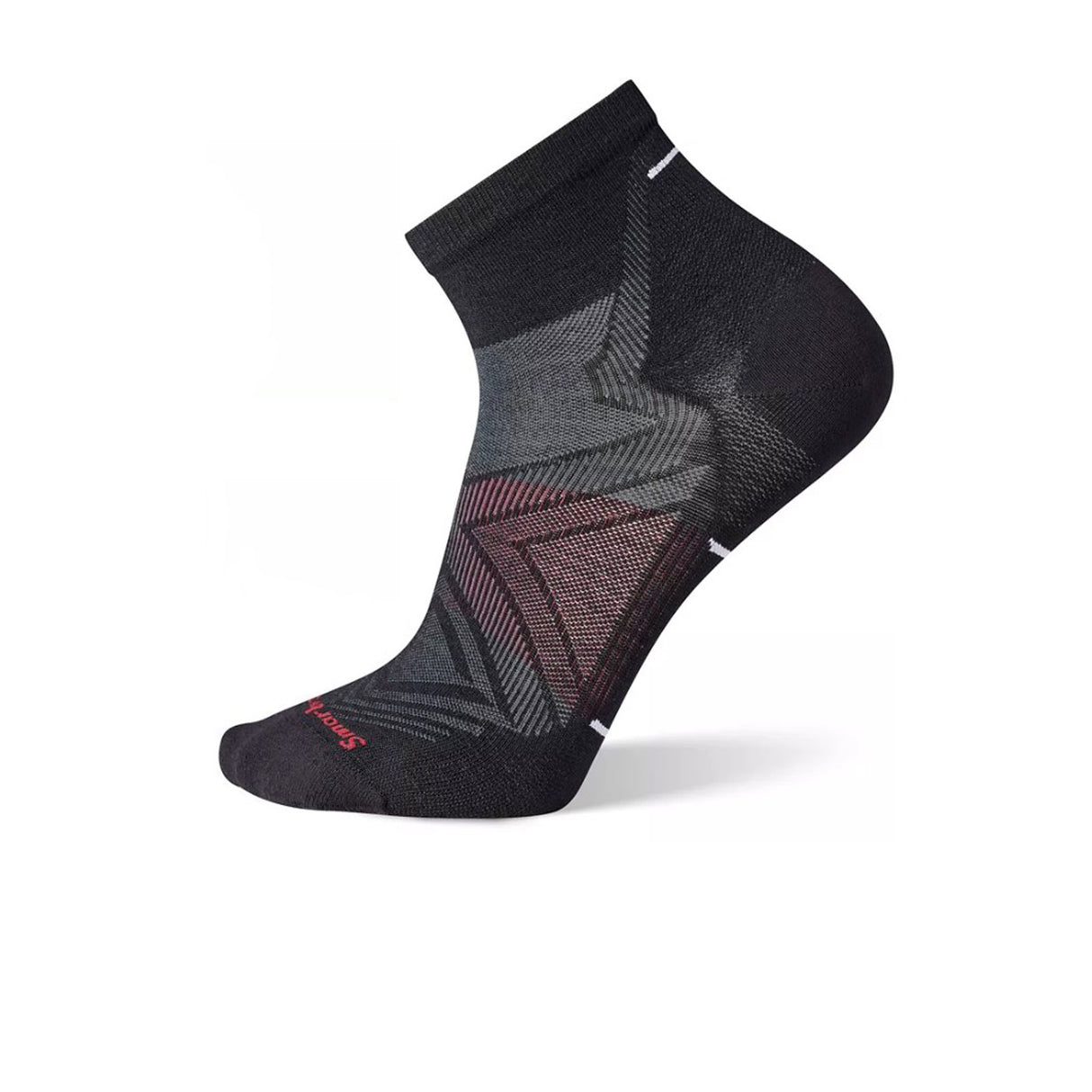 Smartwool Run Zero Cushion Ankle Sock (Men) - Black Accessories - Socks - Performance - The Heel Shoe Fitters