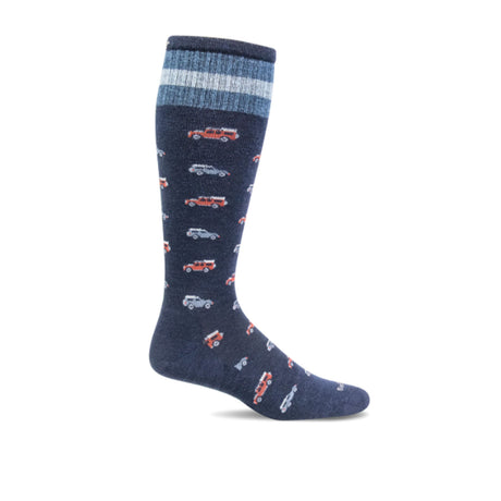 Sockwell Road Trip Over the Calf Compression Sock (Men) - Navy Accessories - Socks - Compression - The Heel Shoe Fitters