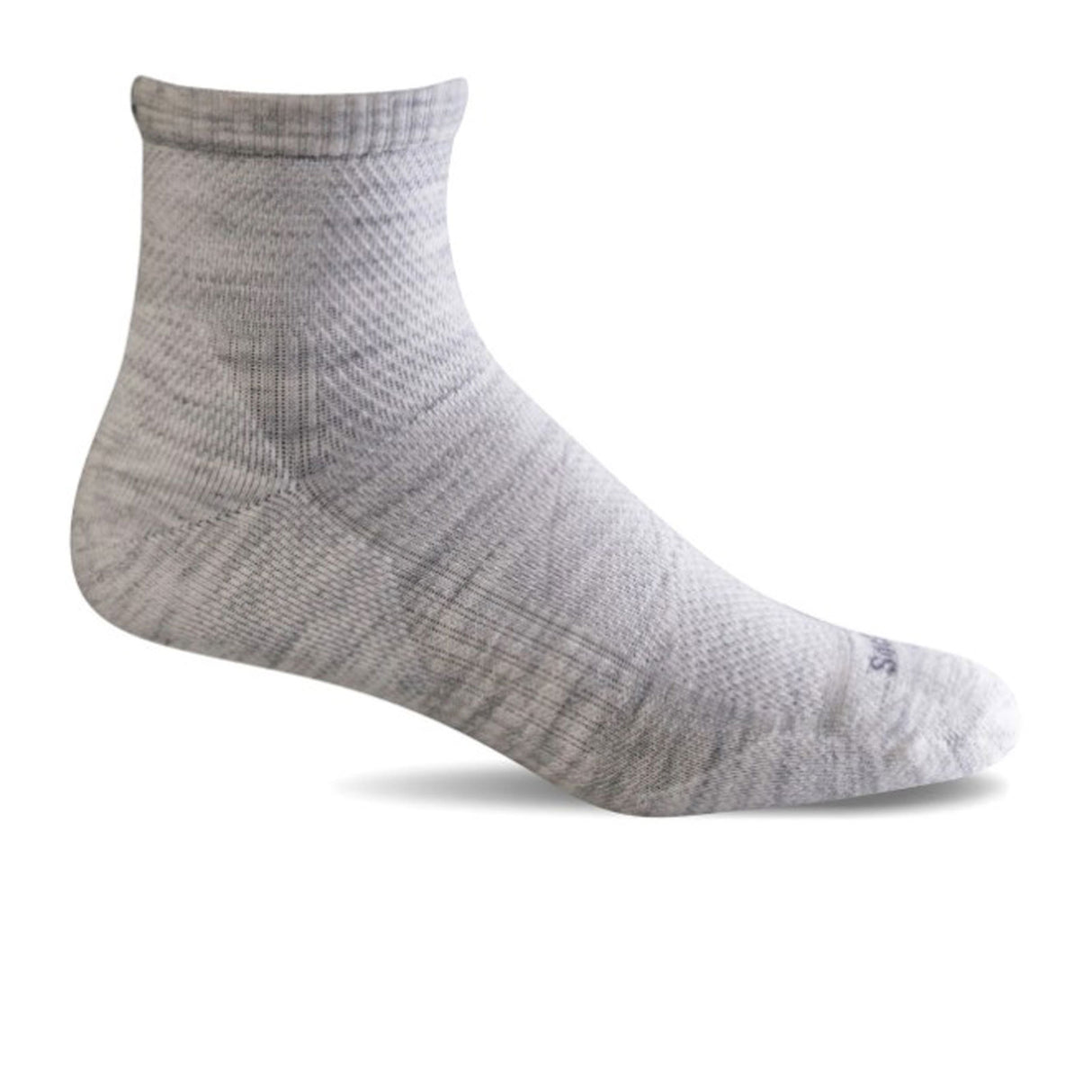 Sockwell Elevate Quarter Compression Sock (Women) - Ash Accessories - Socks - Compression - The Heel Shoe Fitters