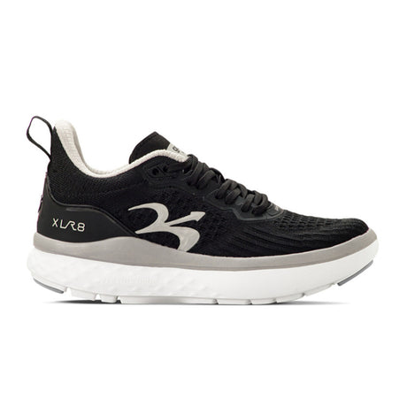 Gravity Defyer XLR8 (Women) - Black/Silver Athletic - Running - Stability - The Heel Shoe Fitters