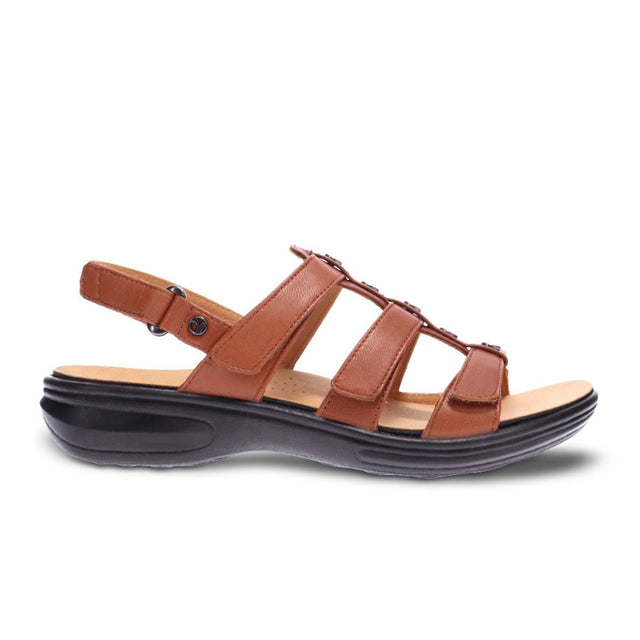 Revere Toledo Backstrap Sandal (Women) - Cognac Sandals - Backstrap - The Heel Shoe Fitters
