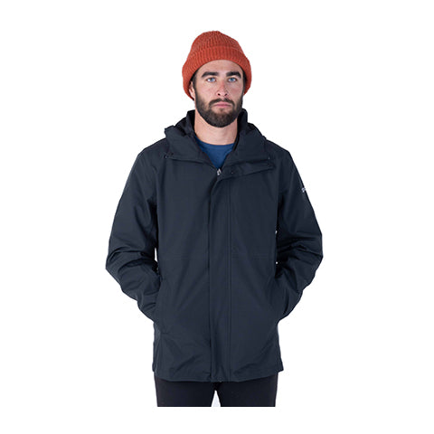 Aparso 3-in-1 Transition Shell Waterproof Jacket (Men) - Muted Black Apparel - Jacket - Winter - The Heel Shoe Fitters