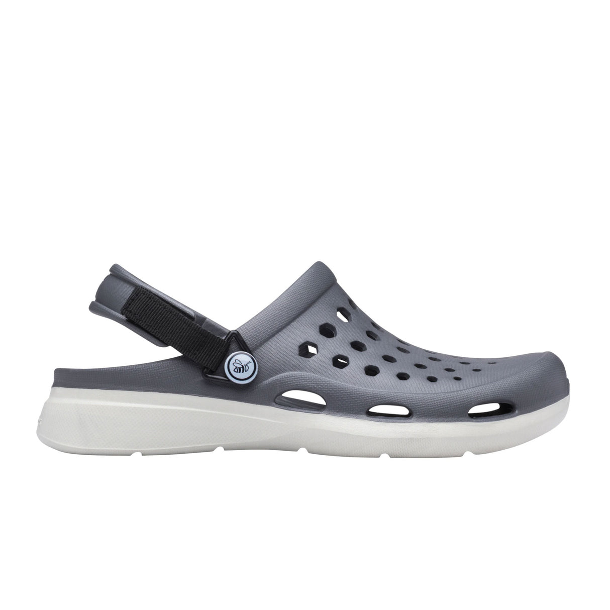 Joybees Modern Clog (Unisex) - Charcoal/Light Grey Sandals - Clog - The Heel Shoe Fitters