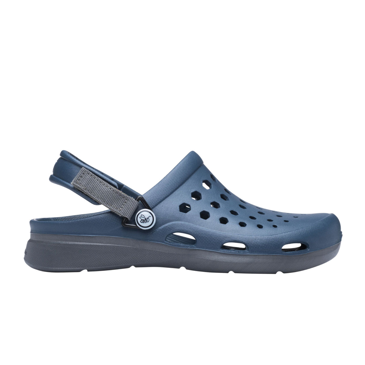 Joybees Modern Clog (Unisex) - Navy/Charcoal Sandal - Clog - The Heel Shoe Fitters
