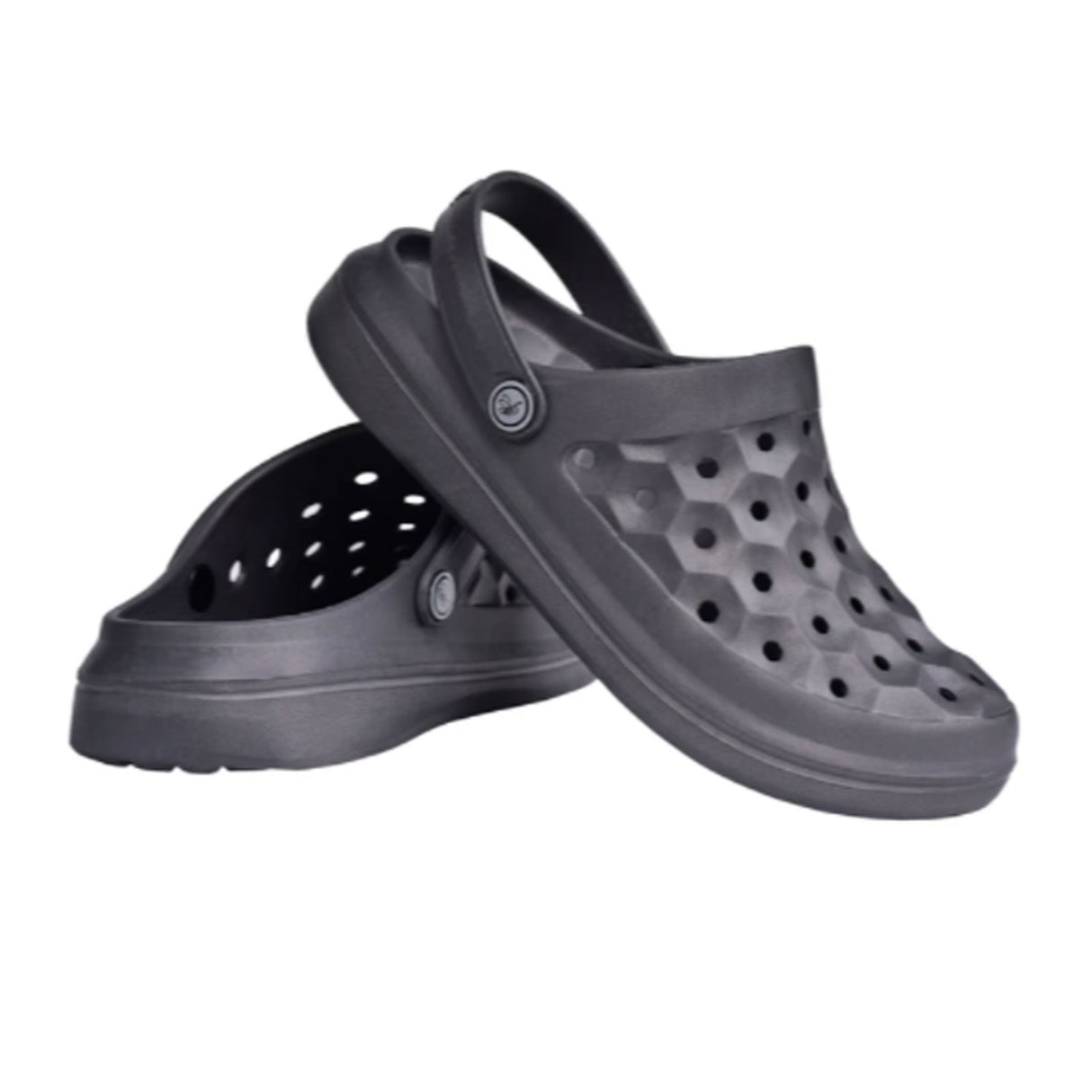 Joybees Varsity Clog (Unisex) - Charcoal Sandal - Clog - The Heel Shoe Fitters