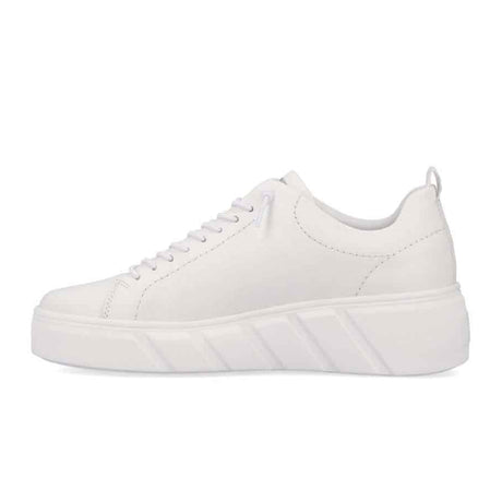 Rieker R-Evolution Carla W0500-81 Sneaker (Women) - White Athletic - Casual - Lace Up - The Heel Shoe Fitters