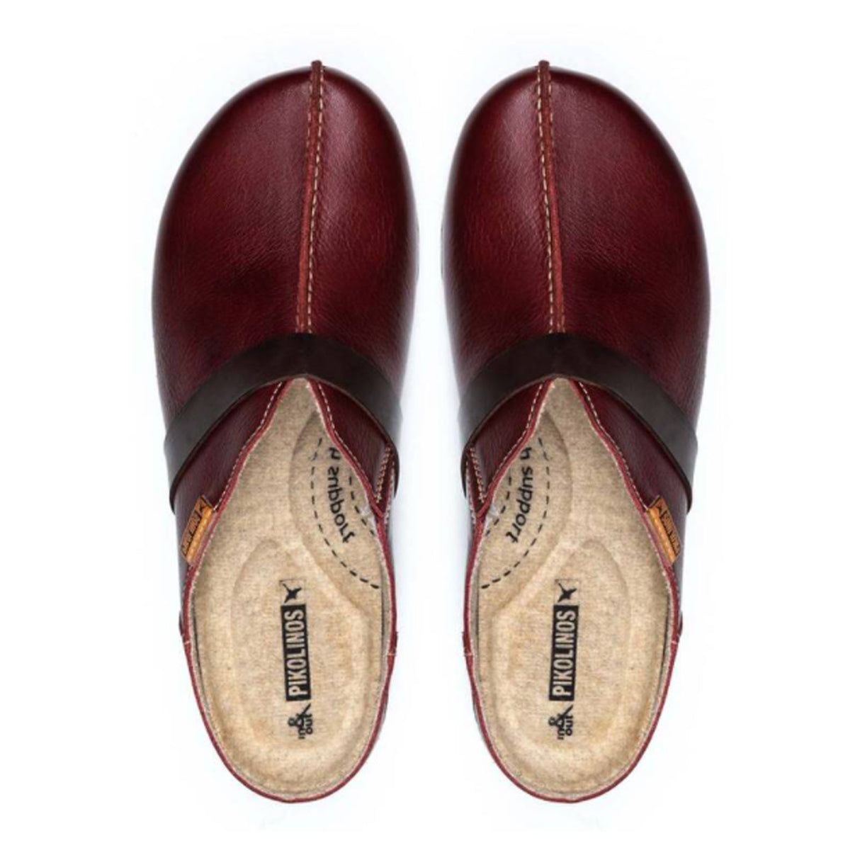 Pikolinos Granada W0W-3590C1 Clog (Women) - Arcilla Leather Dress-Casual - Clogs & Mules - The Heel Shoe Fitters