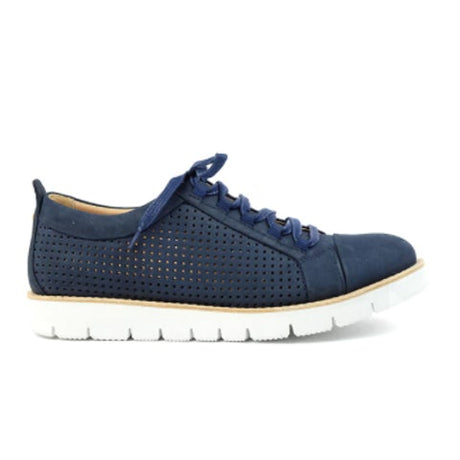 Samuel Hubbard Wanderer (Women) - Midnight Blue Nubuck Dress-Casual - Lace Ups - The Heel Shoe Fitters