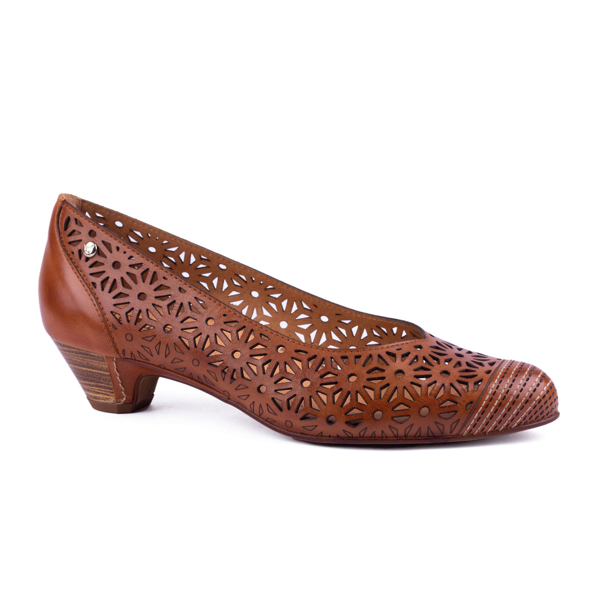 Pikolinos Elba W4B-5714 Pump (Women) - Brandy Leather Dress-Casual - Heels - The Heel Shoe Fitters