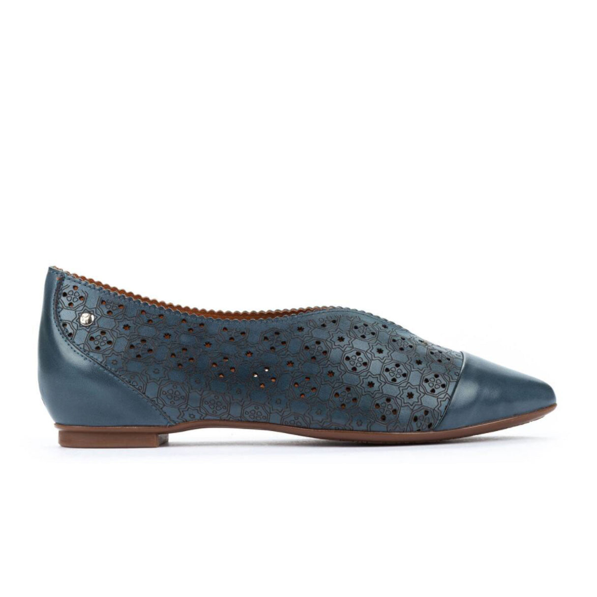 Pikolinos La Marina W5L-4842 Flat (Women) - Sapphire Leather Dress-Casual - Flat - The Heel Shoe Fitters
