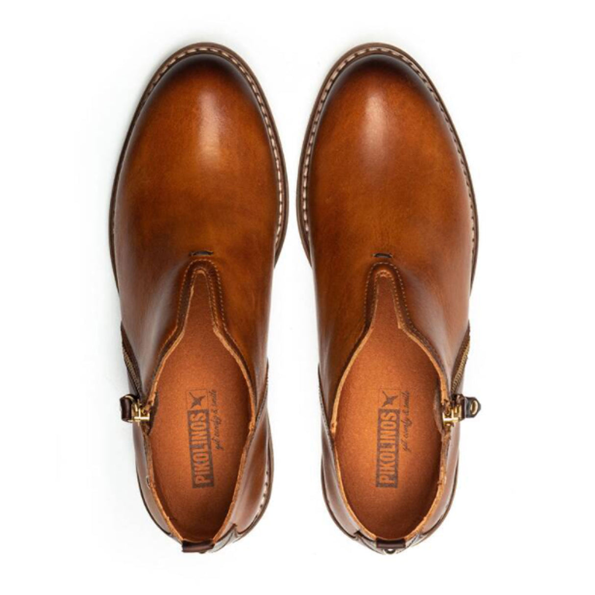 Pikolinos Aldaya W8J-7501C1 Ankle Boot (Women) - Brandy Leather Boots - Fashion - Ankle Boot - The Heel Shoe Fitters