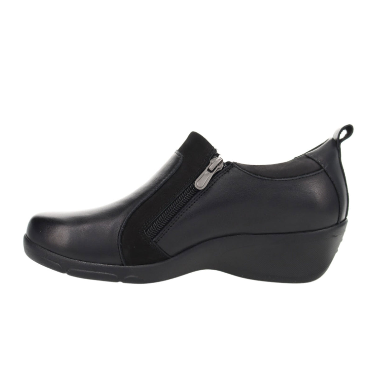 Propet Wendy Slip On (Women) - Black Dress-Casual - Slip On - The Heel Shoe Fitters