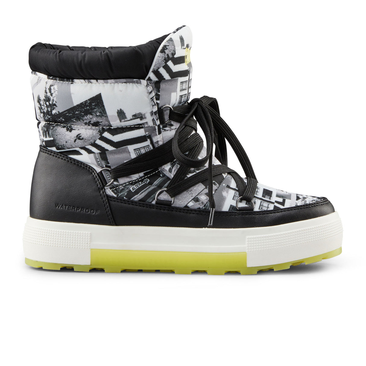 Cougar Wink Nylon Boot (Women) - Black/Collage Boots - Winter - Mid Boot - The Heel Shoe Fitters