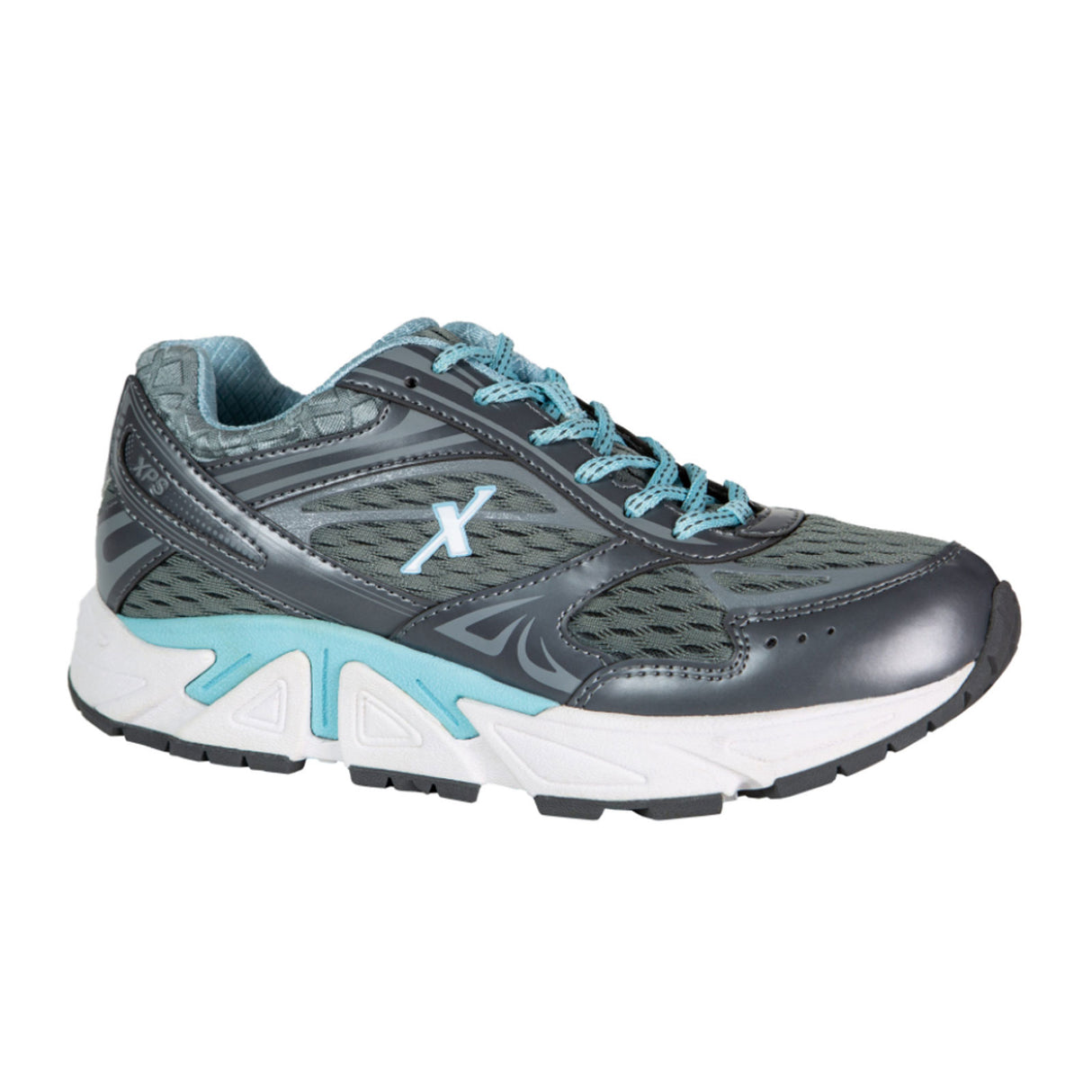 Xelero Genesis XPS Walking Shoe (Women) - Graphite/Mint Athletic - Running - Motion Control - The Heel Shoe Fitters