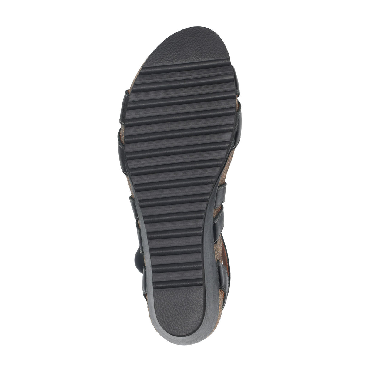 Taos Xcellent Wedge Sandal (Women) - Black Sandal - Heel/Wedge - The Heel Shoe Fitters