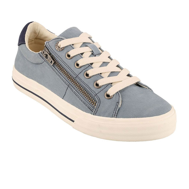 Taos Z Soul Sneaker (Women) - Lake Blue/Navy Distressed Athletic - Casual - Lace Up - The Heel Shoe Fitters