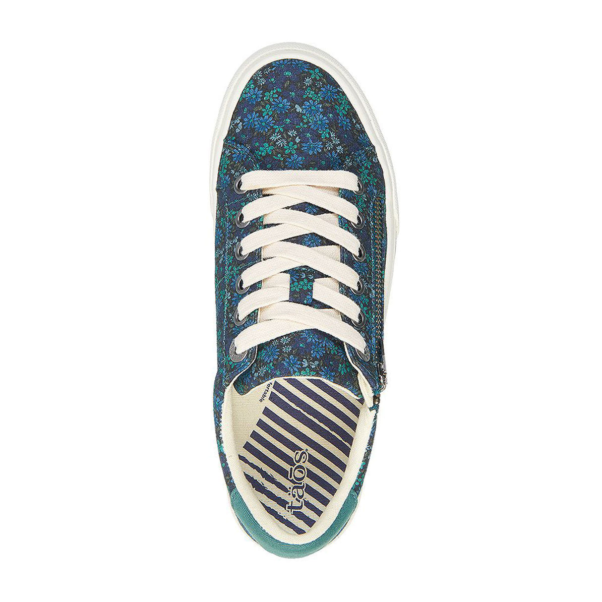 Taos Z Soul Sneaker (Women) - Teal Floral Multi Athletic - Casual - Lace Up - The Heel Shoe Fitters