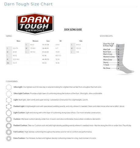 Darn Tough Hiker Midweight Micro Crew Sock with Cushion (Men) - Charcoal Accessories - Socks - Performance - The Heel Shoe Fitters