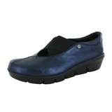 Wolky Cursa Slip On (Women) - Navy Dress-Casual - Slip On - The Heel Shoe Fitters