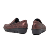 Wolky Mesita Slip On (Women) - Mahogany Brown Dress-Casual - Slip On - The Heel Shoe Fitters