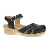Dansko Margreta Mary Jane Clog (Women) - Black Leather