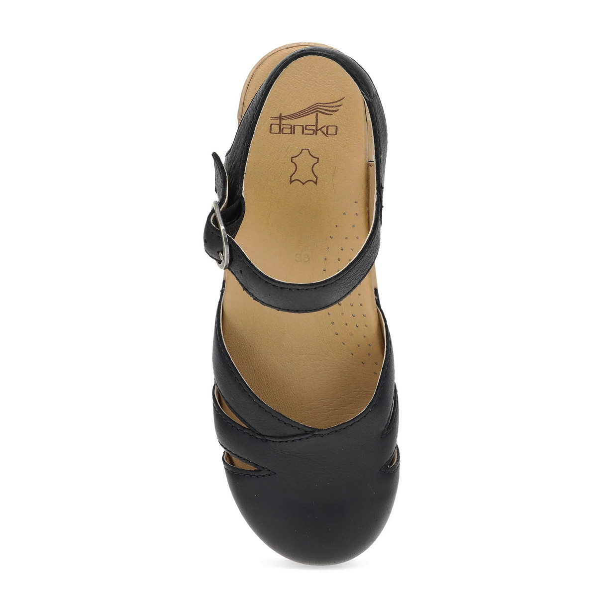 Dansko Margreta Mary Jane Clog (Women) - Black Leather