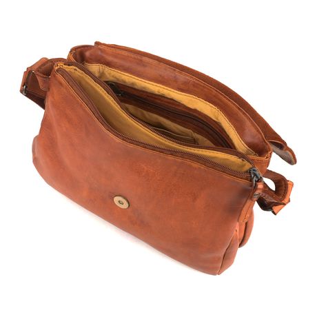 Milo Toledo Crossbody Bag - Cognac Accessories - Bags - Crossbody - The Heel Shoe Fitters