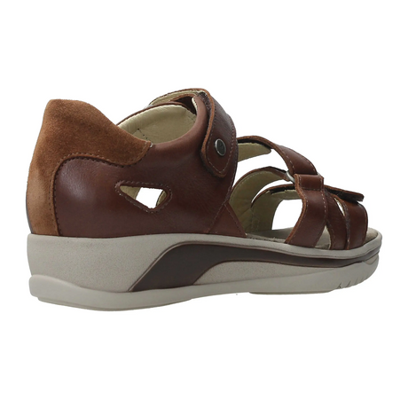 Wolky Desh Backstrap Sandal (Women) - Cognac Sandal - Backstrap - The Heel Shoe Fitters