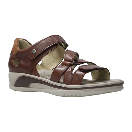 Wolky Desh Backstrap Sandal (Women) - Cognac Sandal - Backstrap - The Heel Shoe Fitters