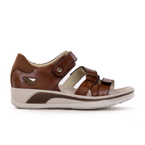 Wolky Desh Backstrap Sandal (Women) - Cognac Sandal - Backstrap - The Heel Shoe Fitters