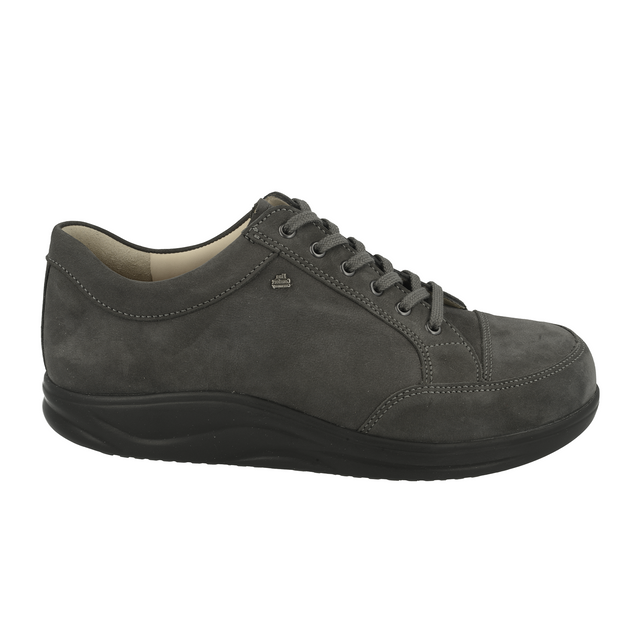 Finn Comfort Huelva Lace Up (Men) - Grey Nubuck Athletic - Casual - Lace Up - The Heel Shoe Fitters