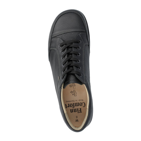 Finn Comfort Huelva Lace Up (Men) - Black Bison Athletic - Casual - Lace Up - The Heel Shoe Fitters