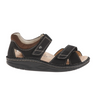 Finn Comfort Samara Backstrap Sandal (Unisex) - Schwarz/Havanna Sandal - Backstrap - The Heel Shoe Fitters