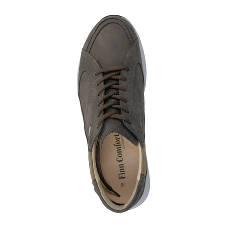 Finn Comfort Piccadilly Lace Up (Men) - Mud/Truffle Nubuck Athletic - Casual - Lace Up - The Heel Shoe Fitters