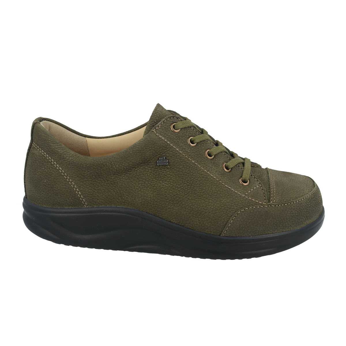 Finn Comfort Ikebukuro Sneaker (Women) - Olive Nubukvienna