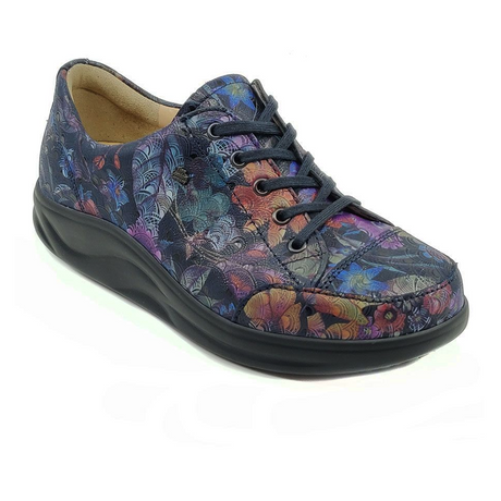 Finn Comfort Ikebukuro Sneaker (Women) - Dark Blue Irpino Athletic - Casual - Lace Up - The Heel Shoe Fitters