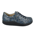 Finn Comfort Ikebukuro Lace Up (Women) - Marine Cortex Athletic - Casual - Lace Up - The Heel Shoe Fitters