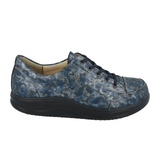 Finn Comfort Ikebukuro Lace Up (Women) - Marine Cortex Athletic - Casual - Lace Up - The Heel Shoe Fitters